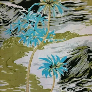 Sean John Waves Palm Trees Multicolor Beach